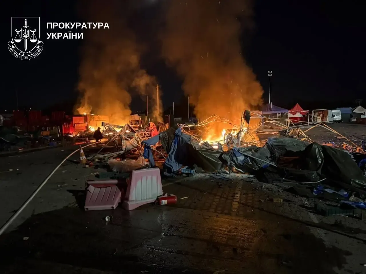 Dôsledky ruského útoku na Stoličný trh pri Kyjeve