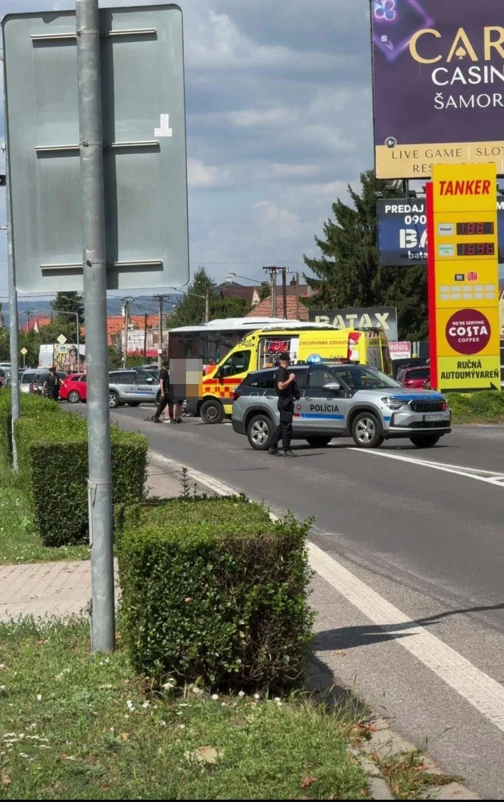 Zrážka s autobusom