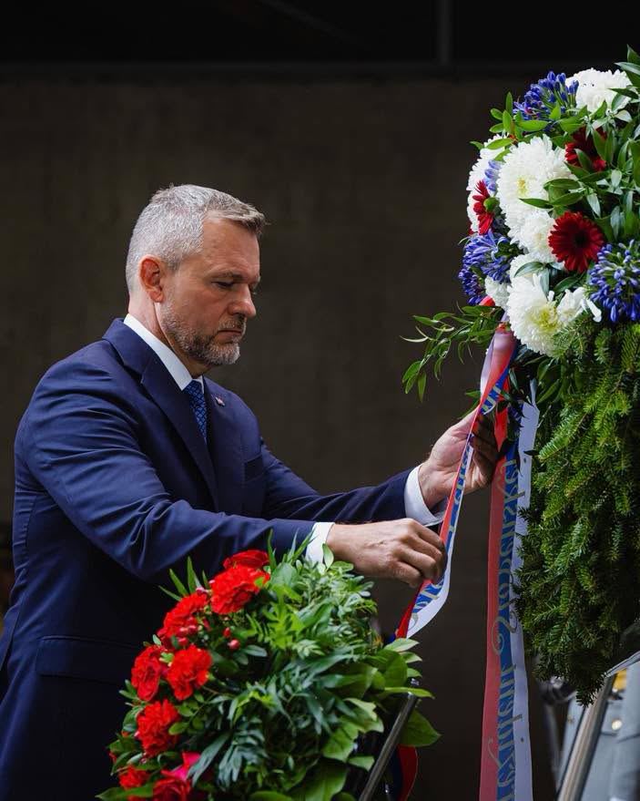 Prezident Peter Pellegrini na oslavách SNP