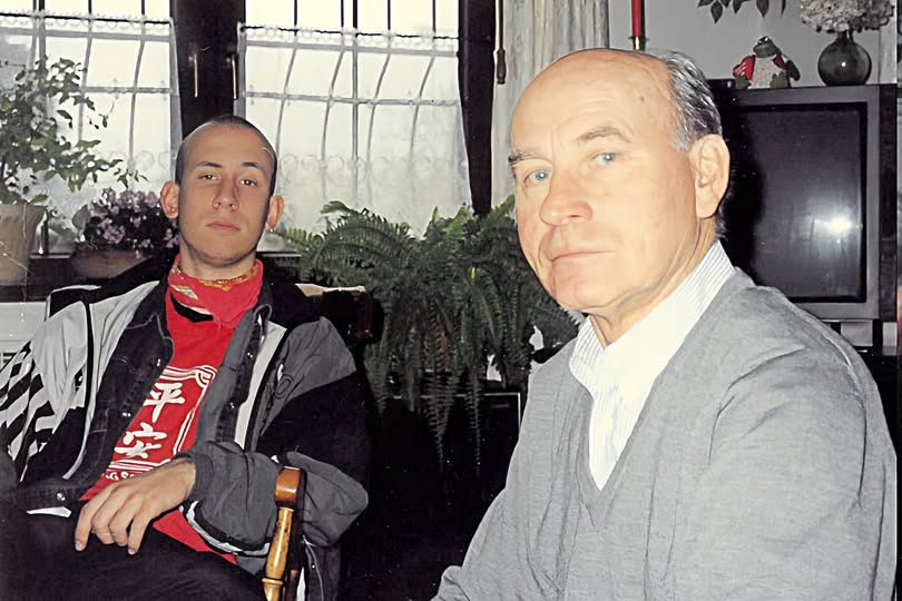 Na snímke: Jozef Ráž a profesor Nosáľ