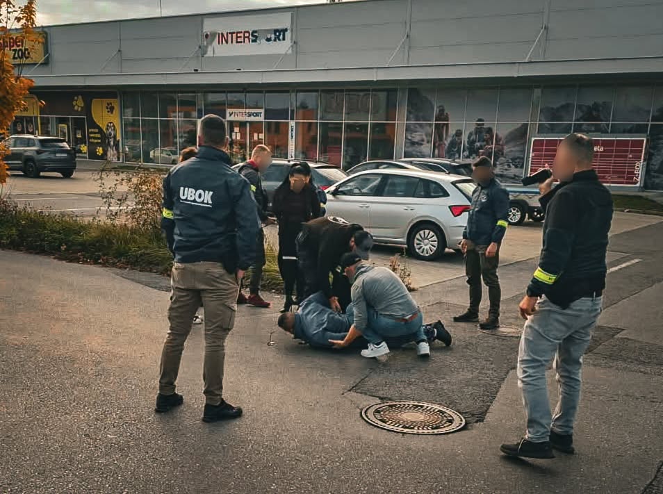 Na snímke: Zásah ÚBOK