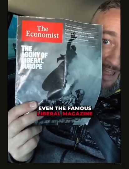 Na snímke The Economist