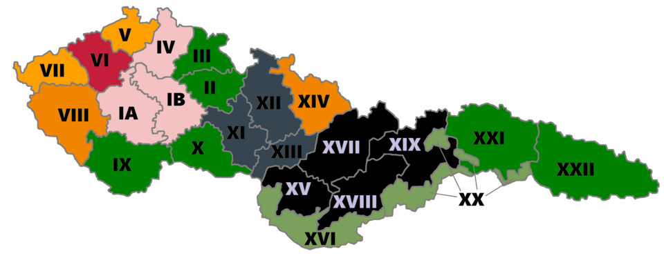 Volebná mapa 1929
