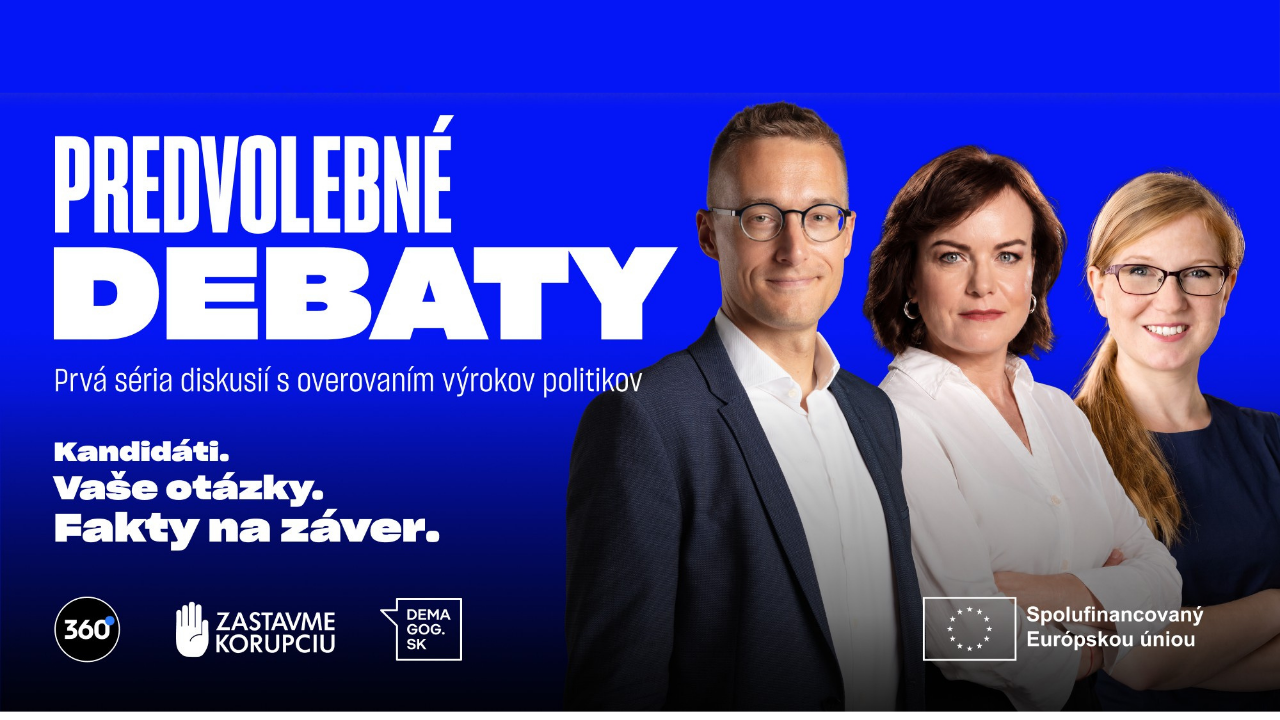 TÚTO PREDVOLEBNÚ FRAŠKU PLATÍME Z EUROFONDOV! Halás o diskusiách Zastavme korupciu a 360tky (VIDEO)