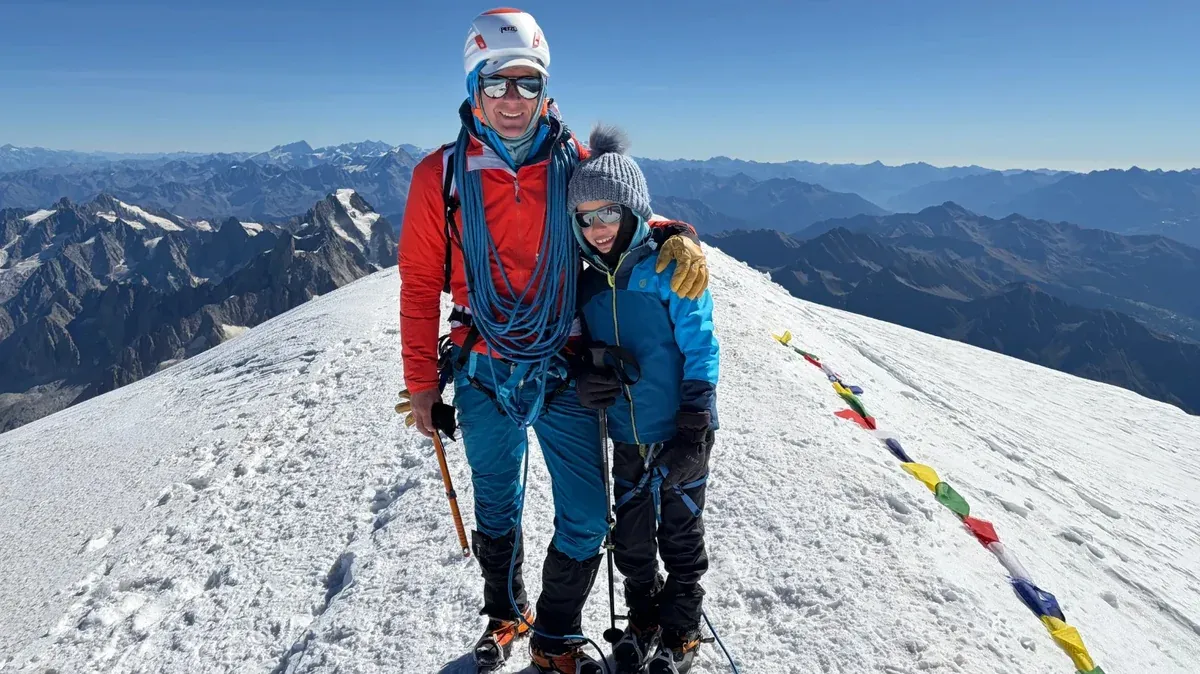 Mal iba 9 rokov, keď vystúpil na Mont Blanc. Otcove slová vyrážajú dych