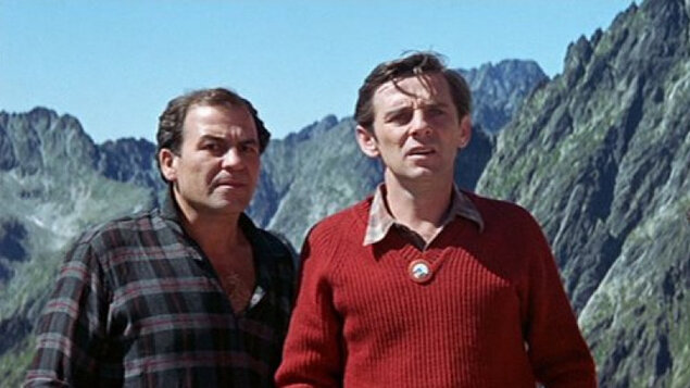Na snímke Ivan Rajniak a Ivan Mistrík, Medená veža (1970)
