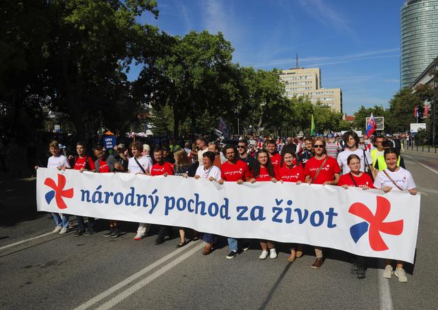 Na Národný pochod za život, ktorý pozdravil pápež Lev XIV., prišlo 30 tisíc ľudí