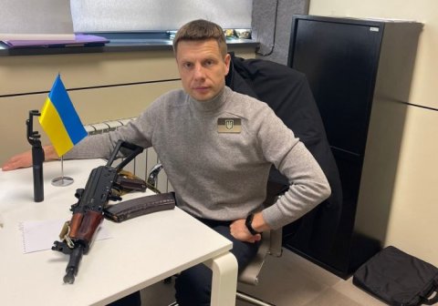 Na snímke ukrajinský poslanec Olexij Hončarenko