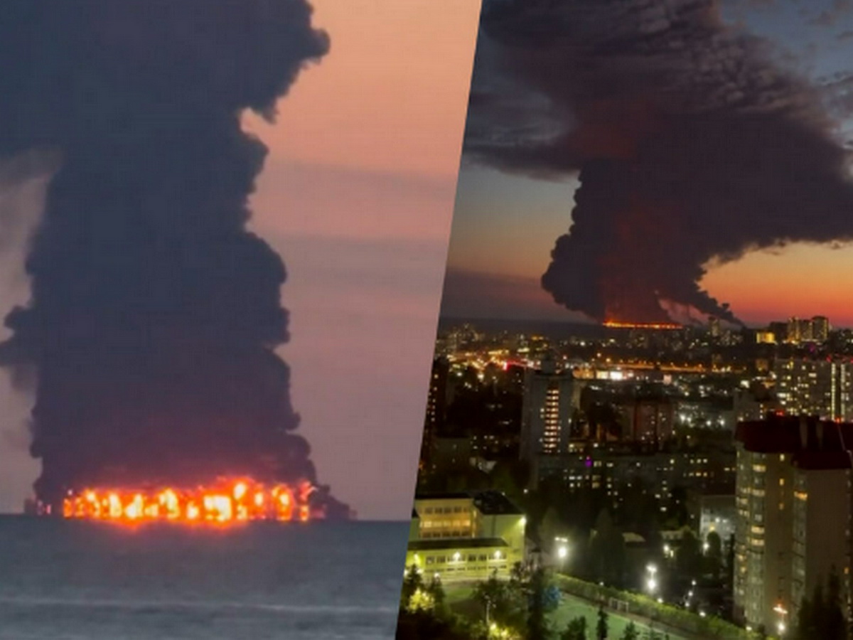 Požiar na tankere pri Soči