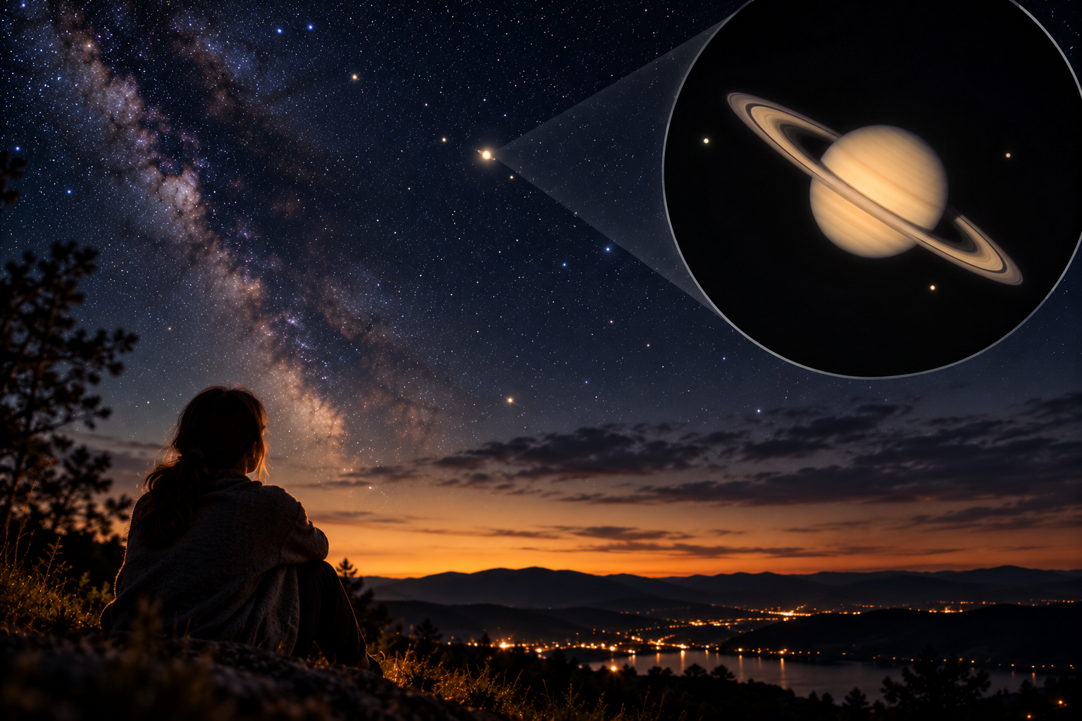 NOČNÉ DIVADLO AJ BEZ ĎALEKOHĽADU! Nedeľnú oblohu rozžiari SATURN
