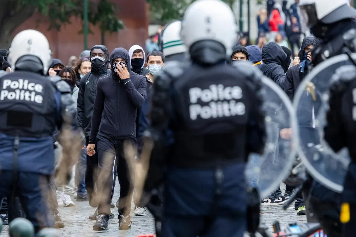 Protesty v Bruseli