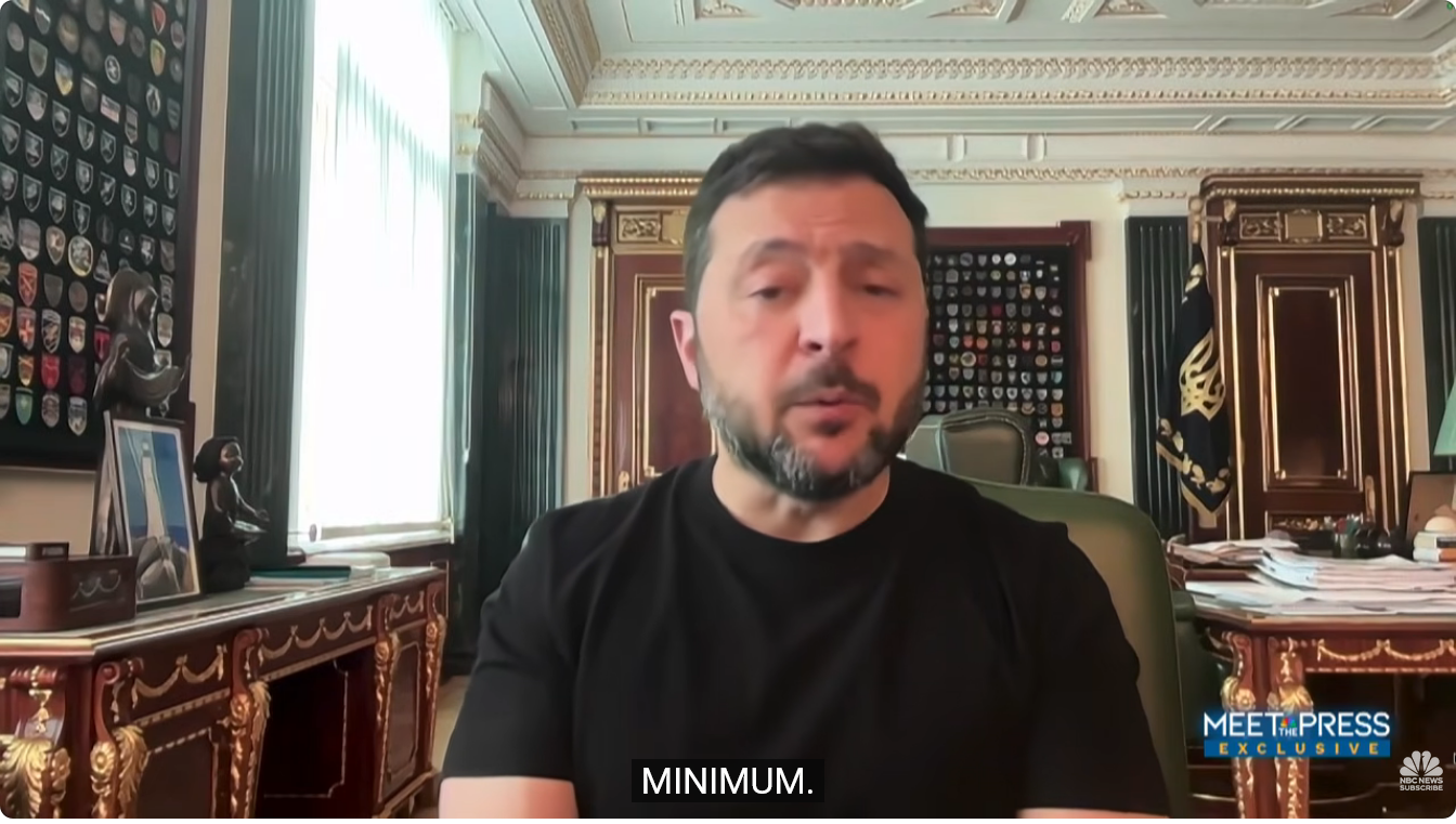 Na snímke V. Zelenskyj