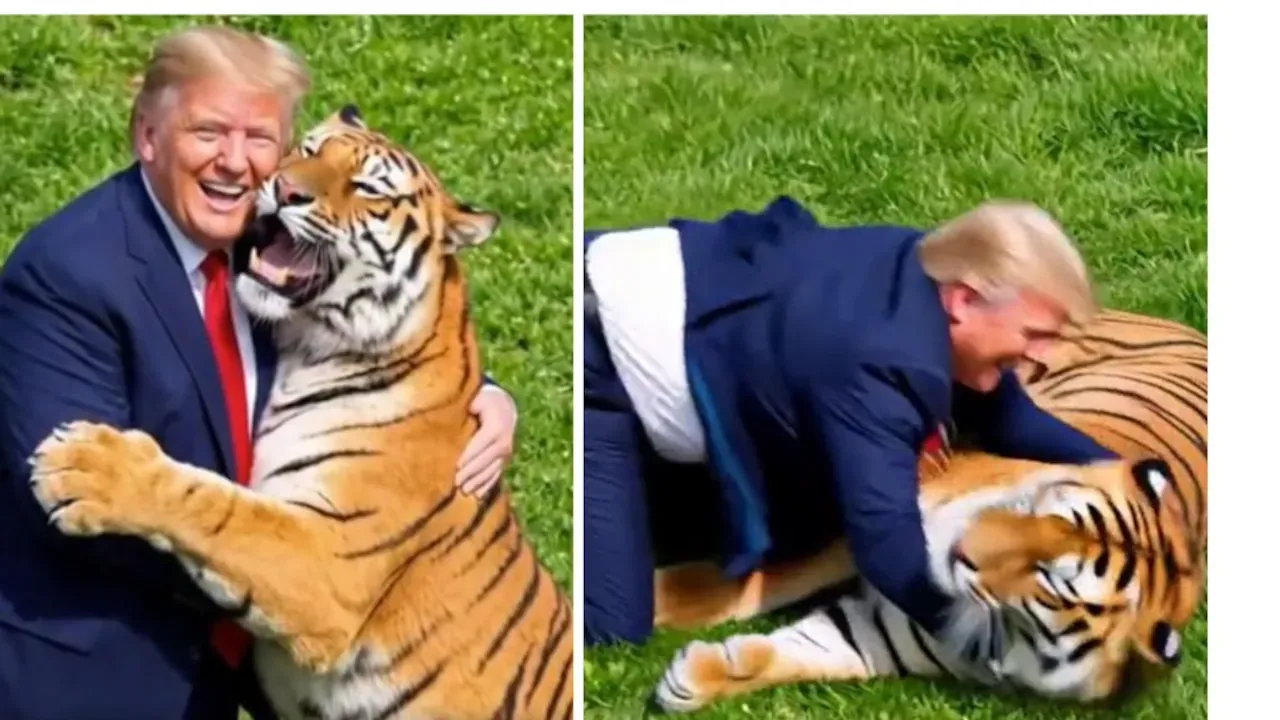 TRUMP ZNOVU ŠOKUJE! Zverejnil video s tigrom, ktorý v zoo zabil Brita. Rodina je pobúrená (VIDEO)