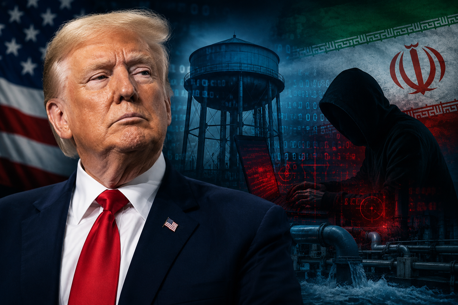 Trump skrýva, že Irán úspešne zaútočil na 36 vodných systémov v USA