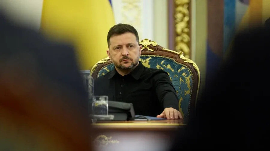 Na snímke Volodymyr Zelenskyj