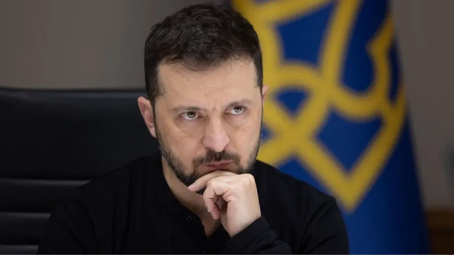 Na snímke Volodymyr Zelenskyj