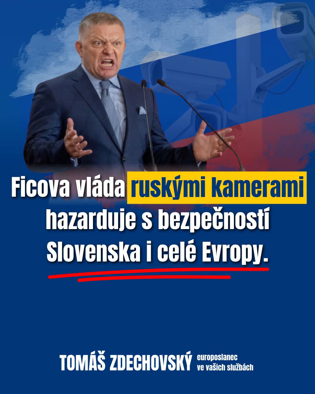 Blahu pobavil aj tento výrok Tomáša Zdechovského