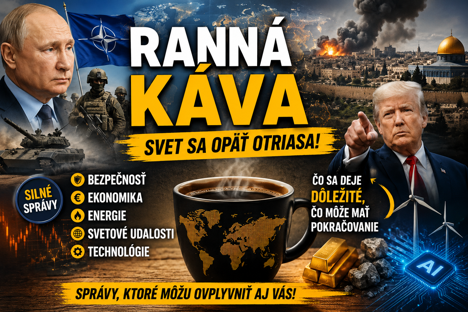 Ráno, ktoré mení obraz sveta: Tieto udalosti treba sledovať