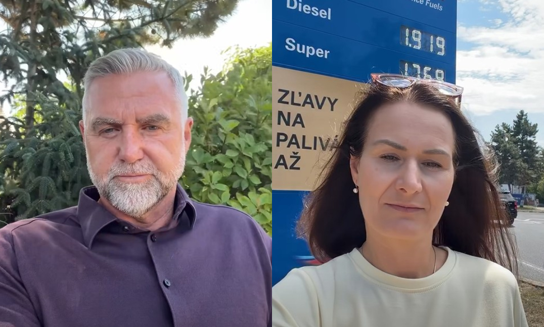 Holečková kritizovala Fica za palivá, Gašpar jej odporučil studený kúpeľ