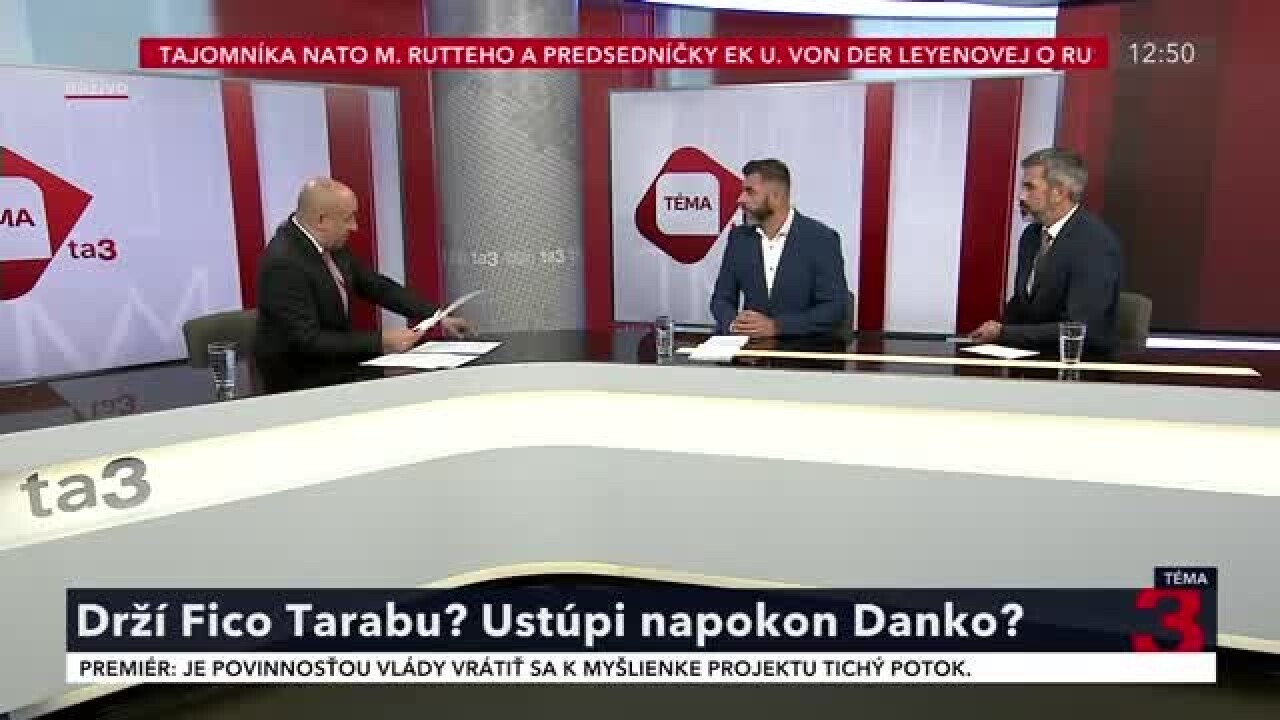 "Kým Smer renovuje a stavia, PS ničomu nerozumie a kritizuje aj to, čo funguje!" - zaznelo v diskusii na TA3 (VIDEO)