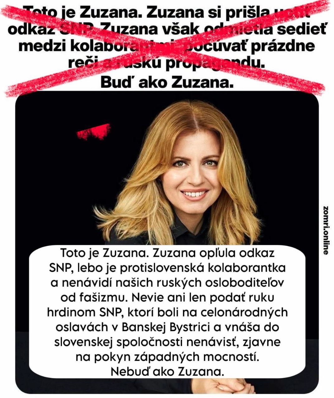 Odkaz Ľuboša Blahu pre Zuzanu Čaputovú